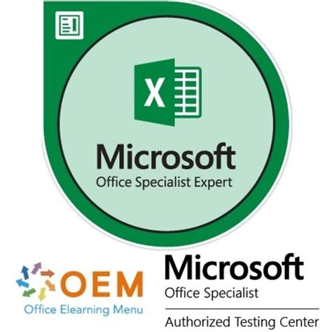 Mo 201 Microsoft Excel 2019 Expert Exam Certification Package Oem