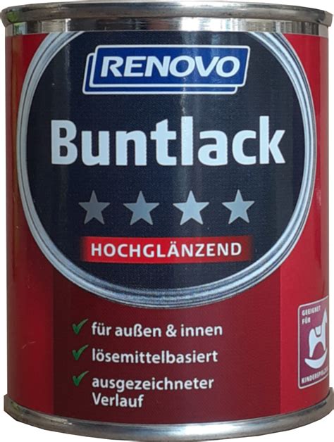 Ml Renovo Hochglanzlack Nr Enzianblau Ral Renovo Lacke