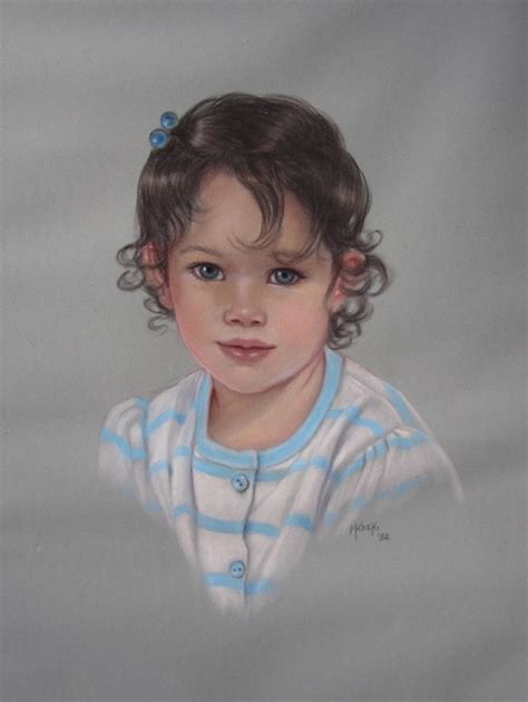 Superbe Portrait Enfants En Peinture Page