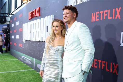 Brittany Mahomes Shines In Metallic Dress At ‘quarterback Premiere