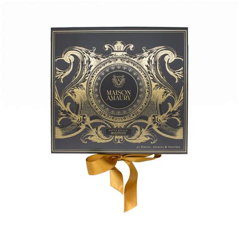 Coffret Dattes Majhool Noir Datte Maison Amaury