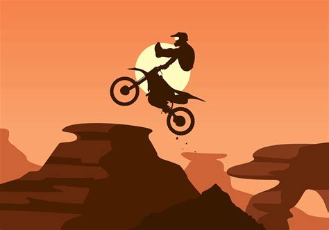 Bike Trail Jump Free Vector 140869 Vector Art At Vecteezy