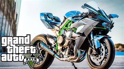 Gta V Kawasaki Ninja H2r Mod Youtube