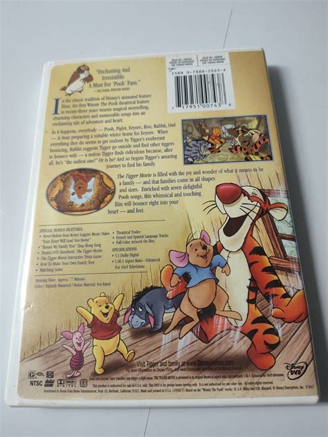 Disney The Tigger Movie Dvd Movie C1007 Ebay