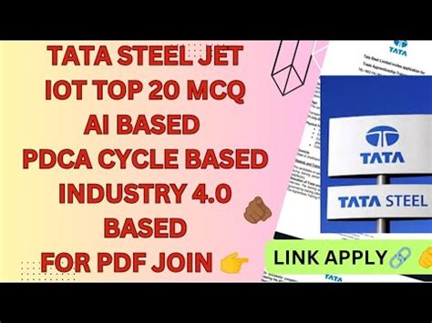 Iot Top Questions Ai Pdca Cycle Indisutry Etc Tata Steel