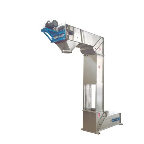 Mild Steel Z Type Bucket Elevator Capacity 20 Ton Per Hour At Rs