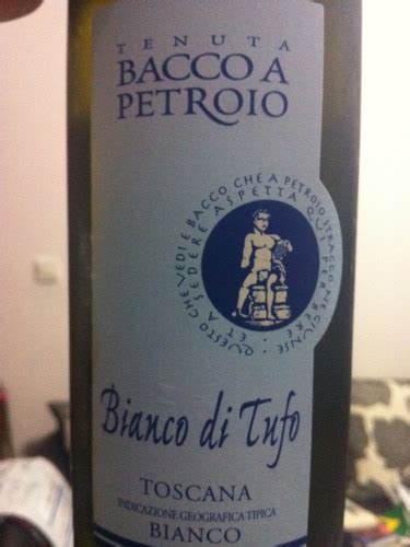 Tenuta Bacco a Petroio Bianco di Tufo Vivino 日本