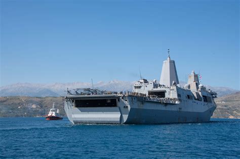 Uss San Antonio Arrives In Souda Bay Greece Us Naval Forces Europe