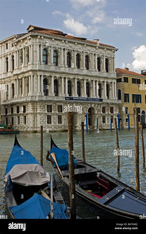 Ca Pesaro Venice Italy Stock Photo Alamy