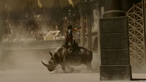 Gladiator 2 Mit einem Nashorn im Kolosseum erfüllt sich Ridley Scott