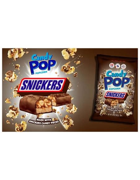 Achetez Candy Pop Popcorn Snickers Big Pops America