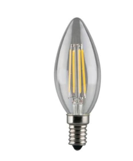 Lampada Led Vela Filamento 4W Bivolt Luz Amarela 2700K Avant