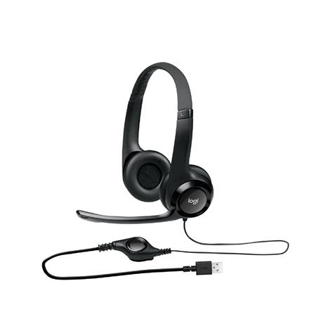 Diadema Logitech H390 Usb Con Micrófono Negro Macstore Online