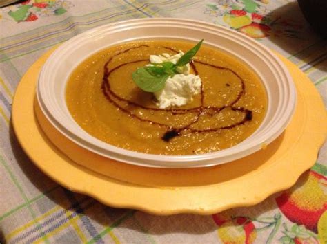 Crema Di Zucca Con Burrata