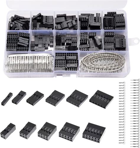 620 Pcs Dupont Connector Kit 2 54mm Pitch 1 2 3 4 5 6 Pin JST SM