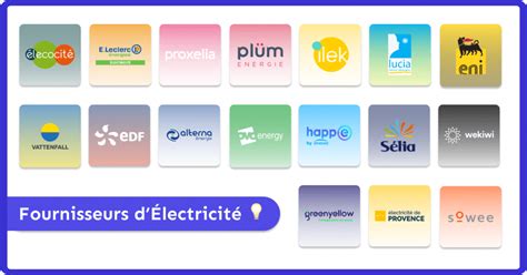 Fournisseurs D Lectricit En Liste Compl Te Tarifs D Marches