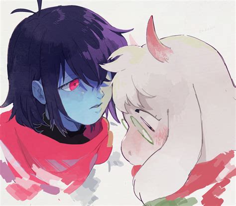 Kris And Ralsei Deltarune Drawn By Corogarucoromo Danbooru