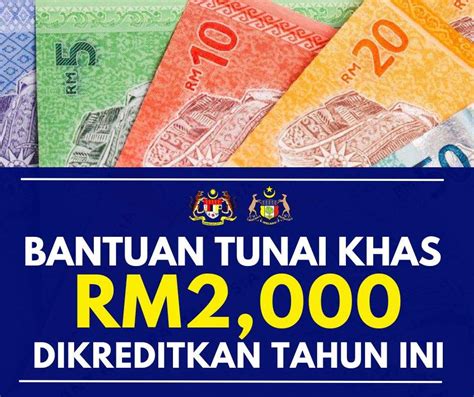 Bantuan Khas Rm Akan Dikreditkan Dua Kali Pada Tahun Ini