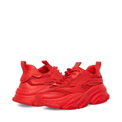 Steve Madden Possession Sneaker In Red Lyst