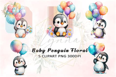 Penguins Watercolor Clipart Graphic By Pamilah Creative Fabrica