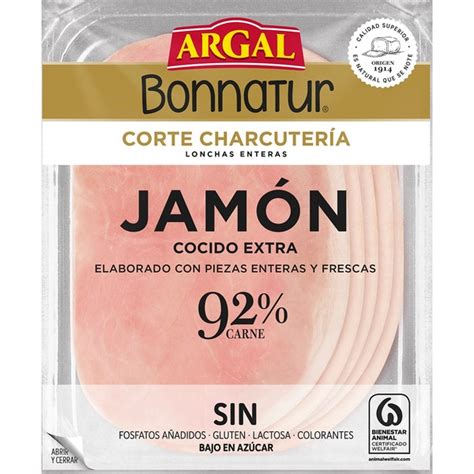 Comprar Bonnatur Corte Charcuter A Jam N Cocido Extra En Lonchas