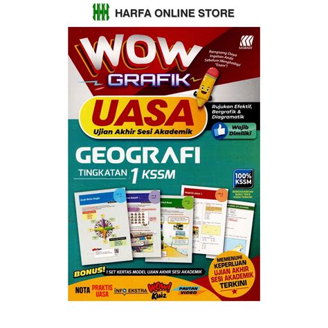 Buku Rujukan Tingkatan 1 Wow Grafik UASA Geografi Tingkatan 1 KSSM