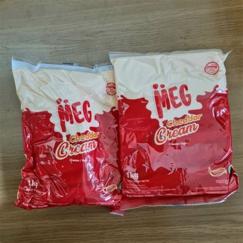 Jual Meg Cheddar Cream Cheese Kg Shopee Indonesia