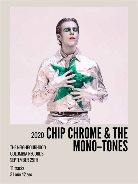 Chip chrome the mono tones the nbhd – Artofit