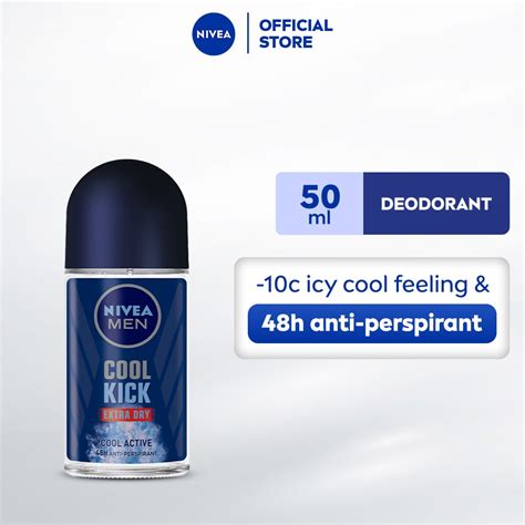 NIVEA Men Deodorant Cool Kick Roll On 50ml Shopee Philippines