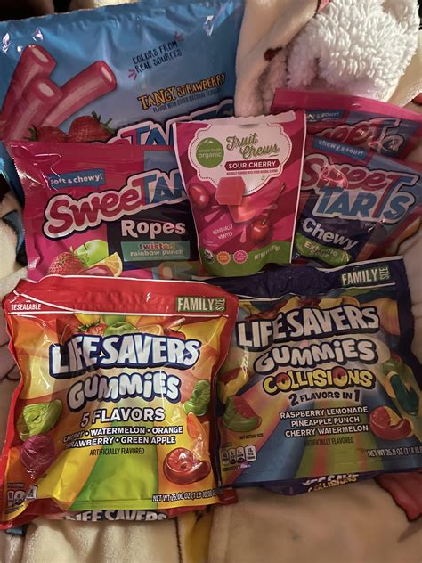 Grocery Store Stockpile Gummies Extreme Sour Chewy Sweet Tarts Sweet