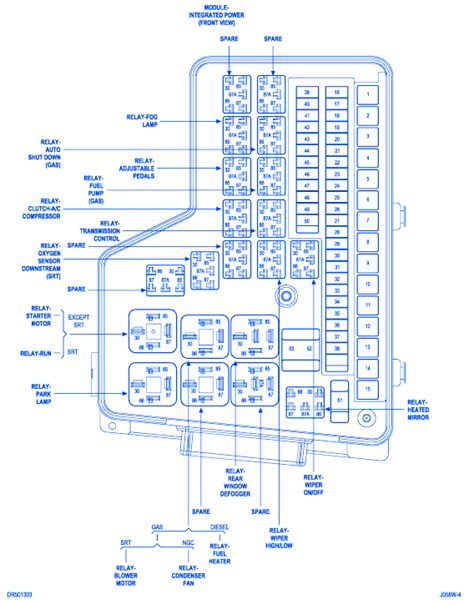 Dodge Cummins Integrated 2006 Fuse Box Block Circuit Breaker Diagram Carfusebox