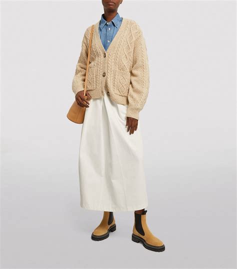 Polo Ralph Lauren Cable Knit Cardigan Harrods Us