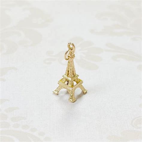 Eiffel Tower Charm Gold Eiffel Tower Paris Charms Gem