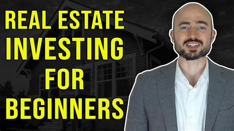 Real Estate Investing For Beginners Advice On Getting Started Youtube