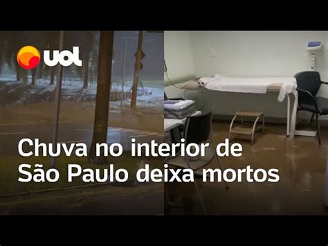 Tr S Pessoas Morrem Por Conta Das Fortes Chuvas No Interior De Sp