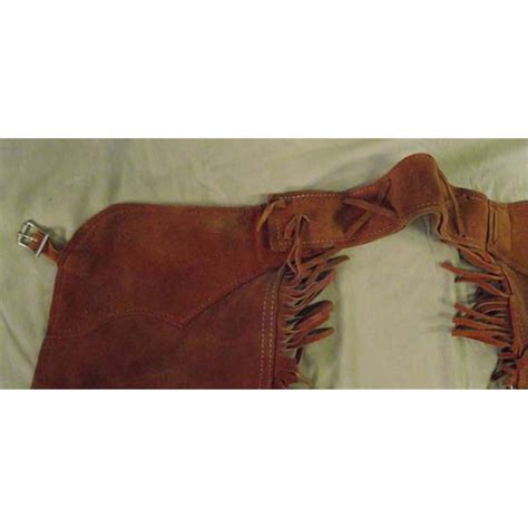 Cowboy Shotgun Suede Fringed Chaps