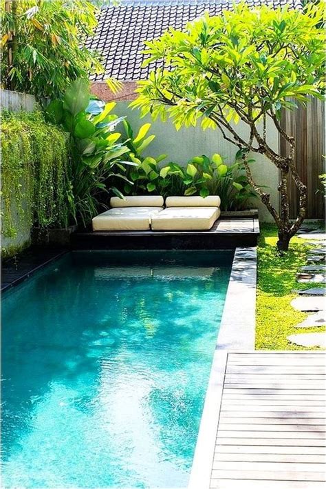 14 piscinas pequeñas de obra Ideas de piscinas para patios pequeños