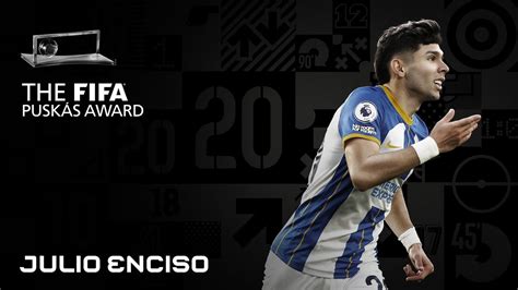 Julio Enciso Brighton V Manchester City Fifa Puskas Award