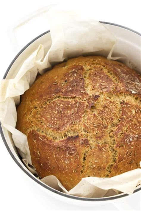 No Knead Rye Bread Recipe Rye Bread Rye Bread Recipes Artisan Rye