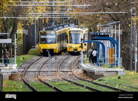 Stadtbahn der Stuttgarter Straßenbahnen AG SSB am Max Eyth See 03