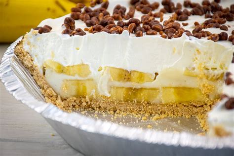 High Protein Banana Cream Pudding Pie The Starving Chef