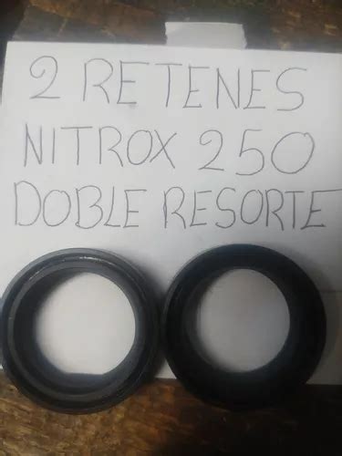 Par Dé Retenes Para Barras De Nitrox 250 Doble Resorte Meses sin