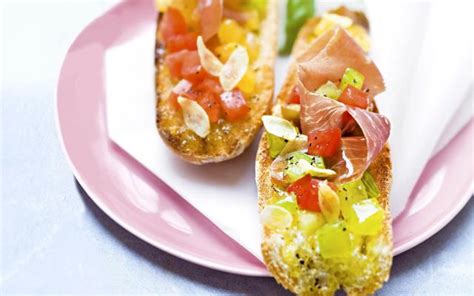 Bruschettas Aux Tomates Cuisine Et Recettes Recette Femmes D