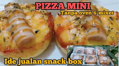 Cara Membuat Pizza Mini Ekonomis Tanpa Oven Mixer Cukup Di Aduk