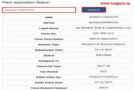 How To Track GST Refund Status Procedure FAQs