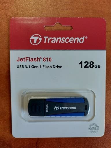 Pendrive 128 GB Transcend USB 3 1 Nowy Oryginalny Łódź Kup teraz na