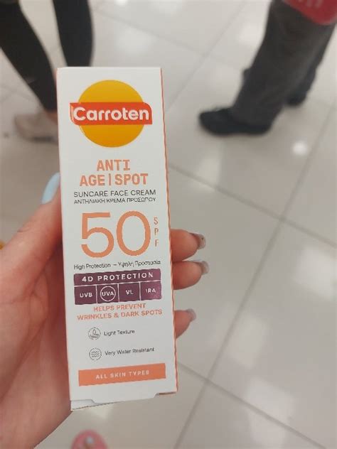 Carroten Face Antispot Cream Spf 50 50 Ml Inci Beauty