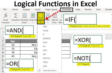 Test Logique Dans Excel Comment Utiliser Les Fonctions Logiques D