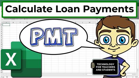 Calculate Loan Payments With Excel Pmt Function Youtube