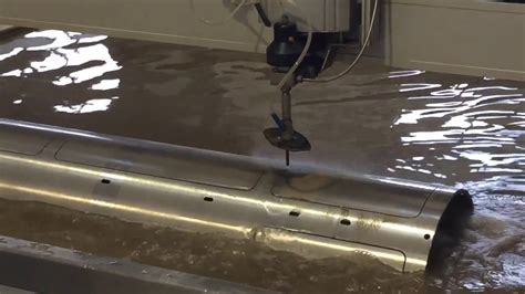 How To Use Waterjet Machine Cut Tube Apw Youtube